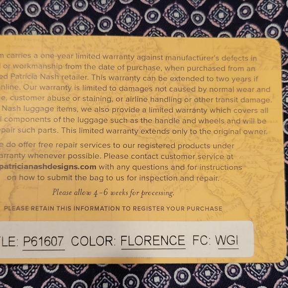 Patricia Nash Tote Bag - Picture 4 of 16